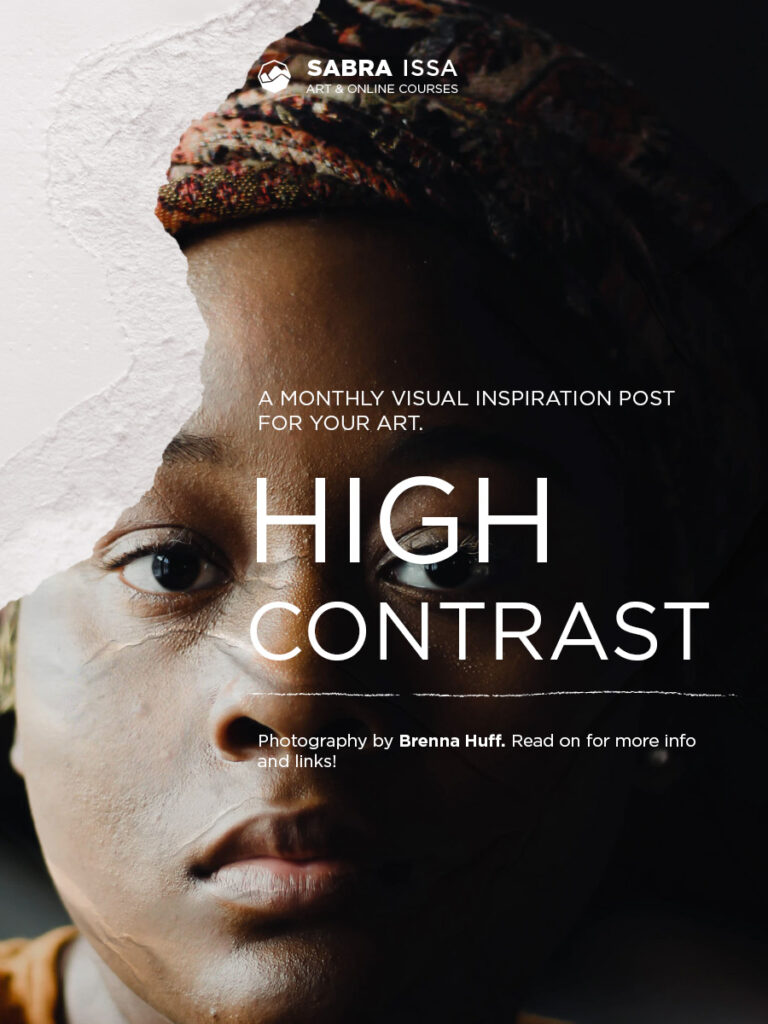 "High Contrast" - Monthly Inspiration post